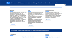 Desktop Screenshot of europeanschoolsproject.org